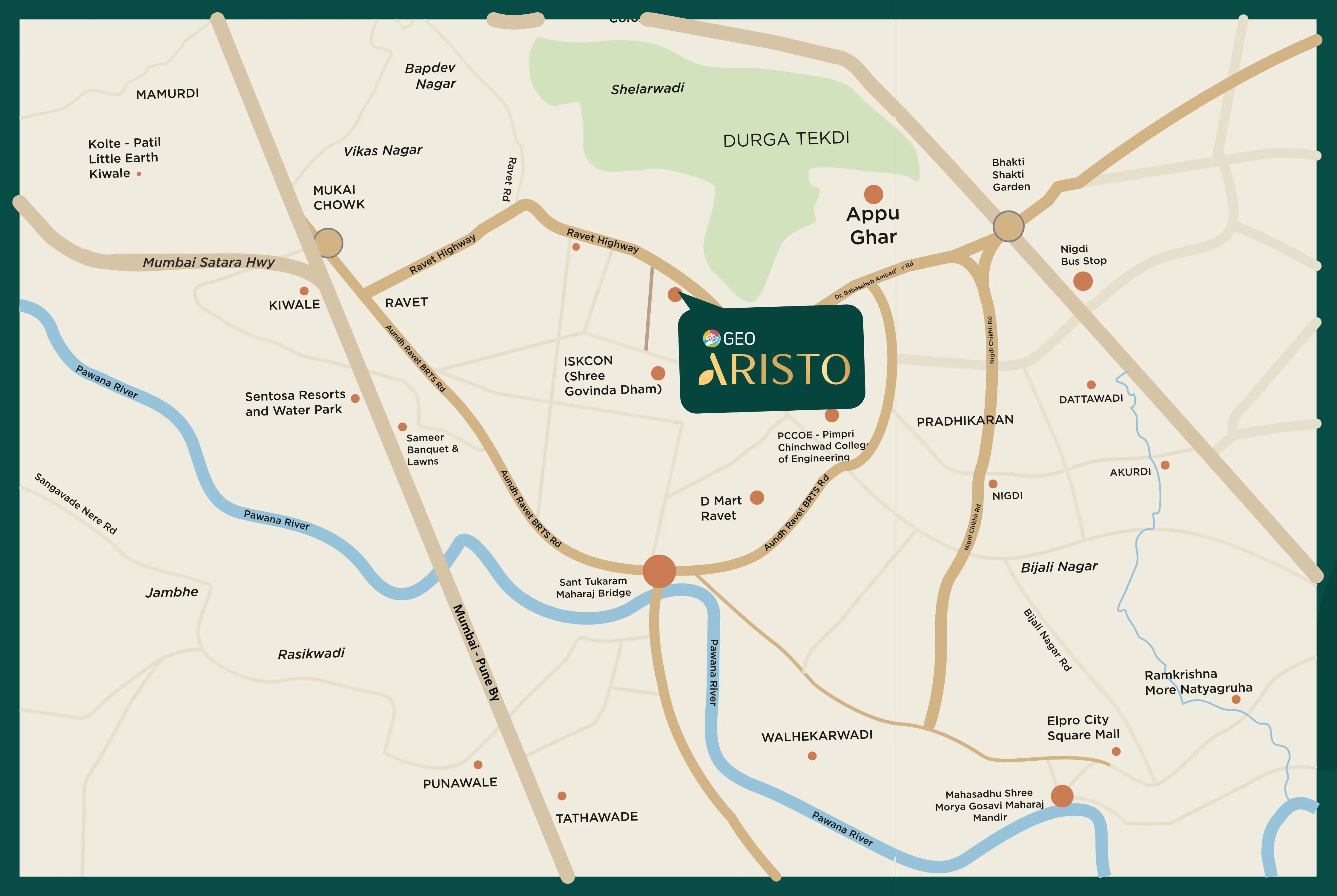 rare 3 bhk flats in ravet
